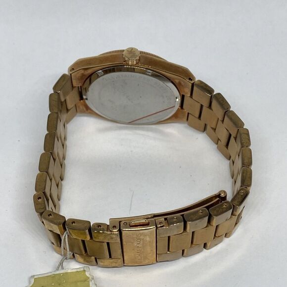 Michael Kors Channing MK5937 Womens Stainless Steel Analog Black Dial Watch VK14 - Picture 11 of 12